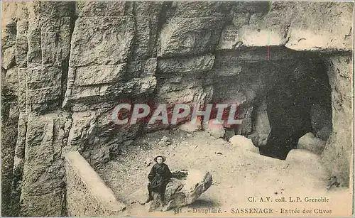 Cartes postales Dauphine Sassenage Entree des Cuves