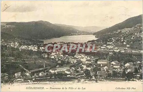 Ansichtskarte AK Gerardmer Panorama de la Ville et du Lac