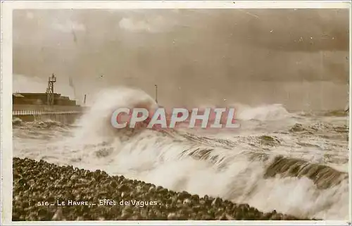 Cartes postales moderne Le Havre Effet des Vagues