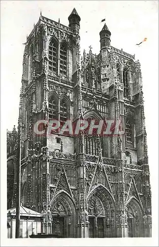 Moderne Karte Abbeville Somme La Cathedrale