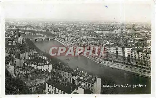 Cartes postales moderne Lyon Vue generale