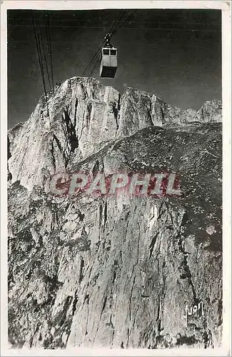 Moderne Karte Chamonix Haute Savoie La falaise du Brevent