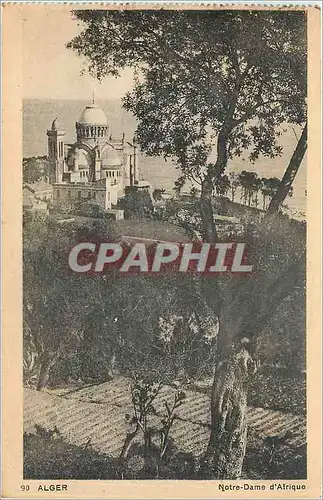 Cartes postales Alger Notre Dame d'Afrique