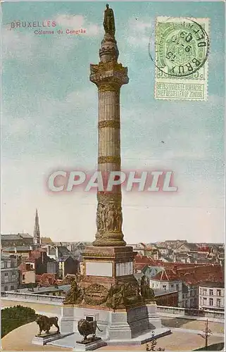 Cartes postales Bruxelles Colonne du Congres
