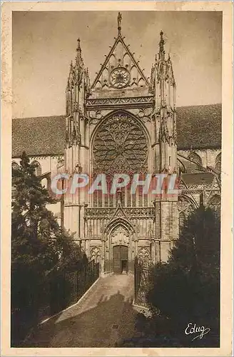Cartes postales Sens Yonne Le Portail Sud de la Cathedrale dit Portail de Moise