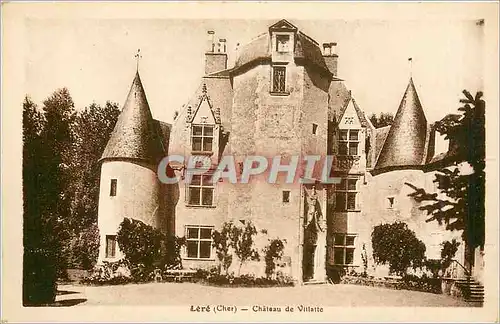 Cartes postales Lere Cher Chateau de Villatte