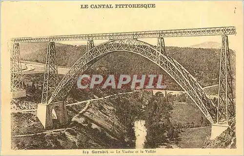 Cartes postales Garabit Le Viaduc et la Vallee