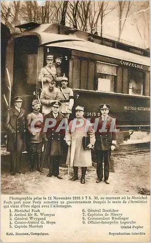 Ansichtskarte AK Photographie prise le 11 Novembre 1918