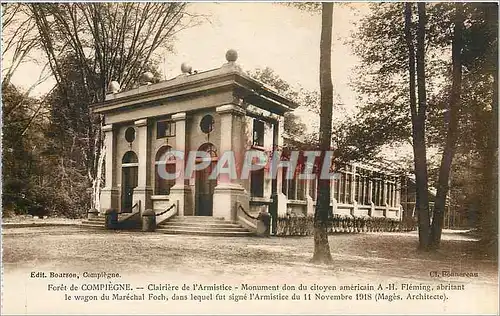 Cartes postales Foret de Compiegne Clairiere de l'Armistice