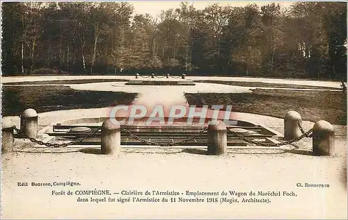 Cartes postales Foret de Compiegne Clairiere de l'Armistice