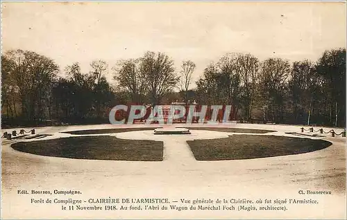 Ansichtskarte AK Foret de Compiegne Clairiere de l'Armistice