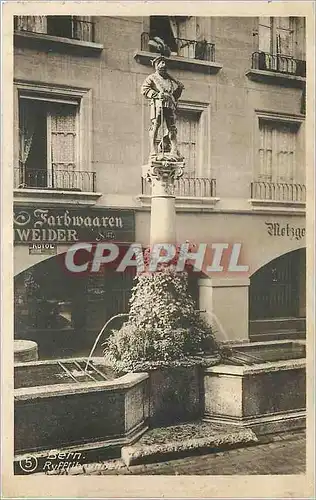 Ansichtskarte AK Berne Fontaine de Ryffli ou de l'arbaletrier