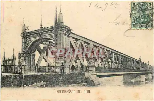 Cartes postales Rheinbrucke Bei Kehl