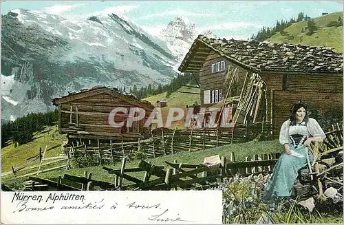 Cartes postales Murren Alphutten