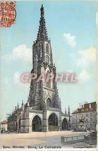 Cartes postales Bern Munster Berne La Cathedrale