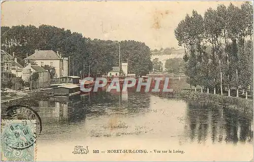 Cartes postales Moret sur Loing Vue sur le Loing