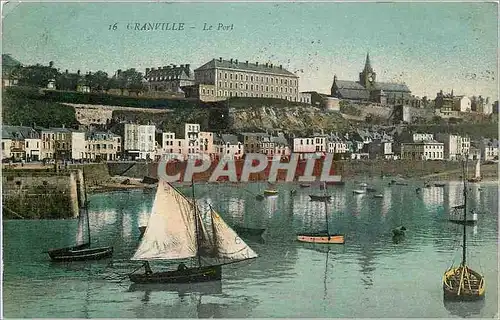 Cartes postales Granville Le Port Bateaux