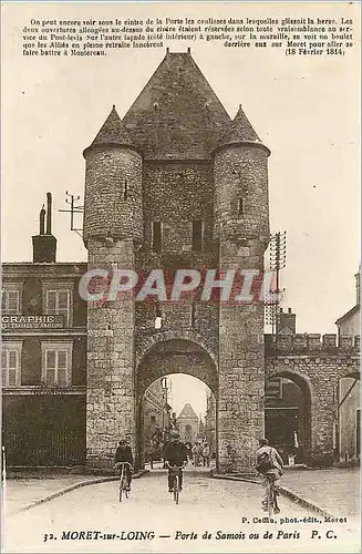 Cartes postales Moret sur Loing Porte de Samois ou de Paris