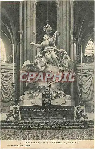 Cartes postales Cathedrale de Chartres L'Assomption par Bridan