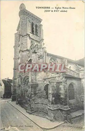 Ansichtskarte AK Tonnerre Eglise Notre Dame