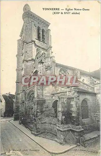 Cartes postales Tonnerre Eglise Notre Dame