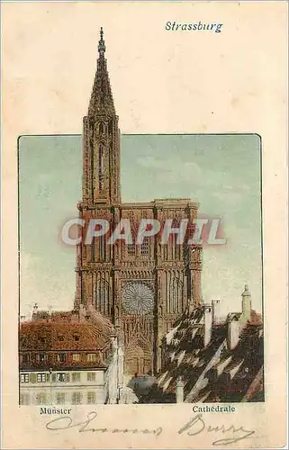 Cartes postales Strassburg Munster Cathedrale
