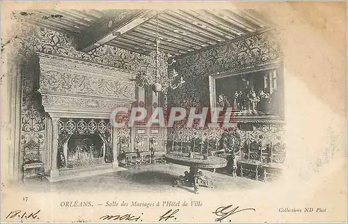 Cartes postales Orleans Salle des Muriages a l'Hotel de Ville