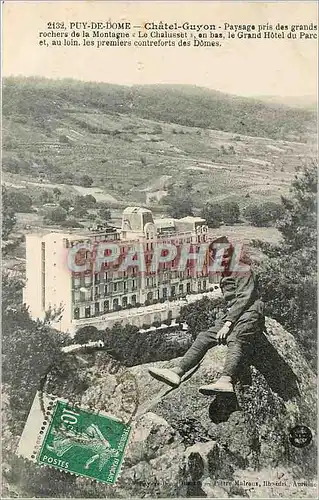 Ansichtskarte AK Puy De Dome Chatelguyon Paysage pris des grands rochers de la Montagne