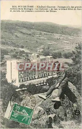 Cartes postales Puy De Dome Chatelguyon Paysage pris des grands rochers de la Montagne