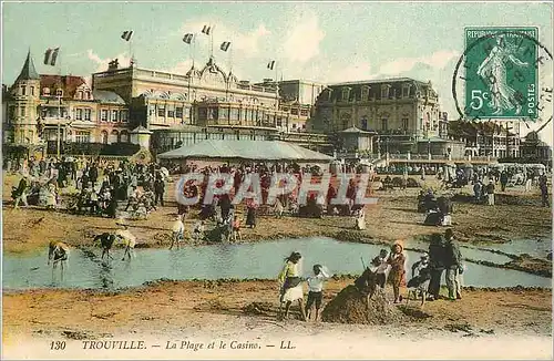 Cartes postales Trouville La Plage et le Casino