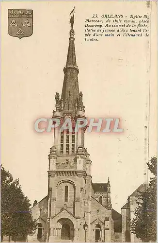Cartes postales Orleans Eglise St Marceau