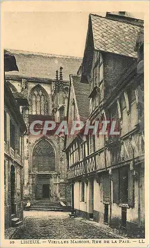 Cartes postales Lisieux Vieilles maisons Rue de la Paix