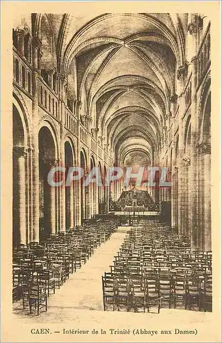 Ansichtskarte AK Caen Interieur de la Trinite Abbaye aux Dames