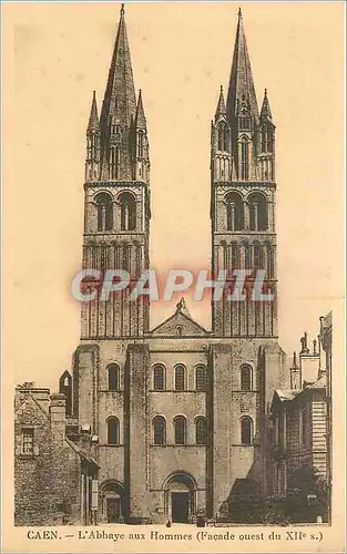 Cartes postales Caen L'Abbaye aux Hommes