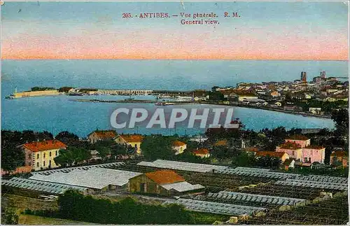 Cartes postales Antibes Vue generale