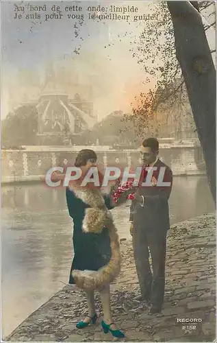 Cartes postales Au bord de cette onde limpide Paris Notre Dame