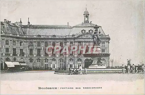 Cartes postales Bordeaux Fontaine des Trois Graces