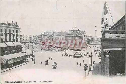 Cartes postales Bordeaux Place de la Comedie