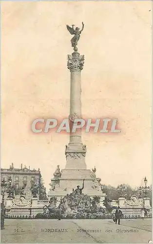 Cartes postales Bordeaux Monument des Girondins