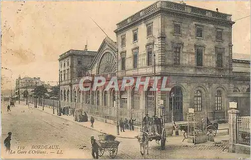 Ansichtskarte AK Bordeaux La Gare d'Orleans