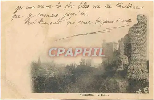 Cartes postales Vendome Les Ruines