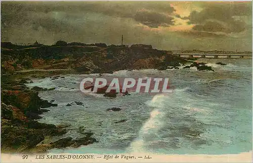 Cartes postales Les Sables d'Olonne Effer de Vagues