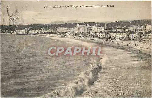 Ansichtskarte AK Nice La Plague Promenade du Midi