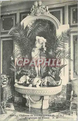 Cartes postales Chateau de Dampierre S et O Baigneuse de Vasse