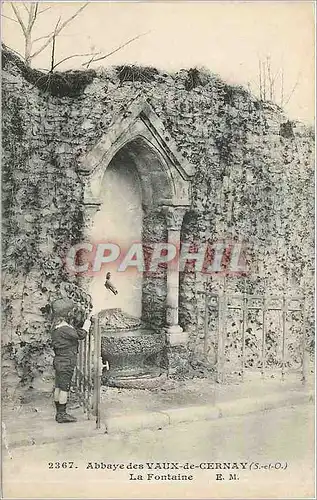 Cartes postales Abbaye de Vaux de Cernay S et O La Fontaine