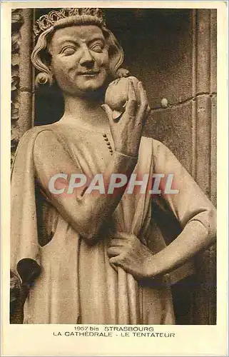 Cartes postales Strasbourg La Cathedrale Le Tentateur
