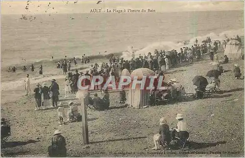 Cartes postales Ault La Plague a Pheure du Bain