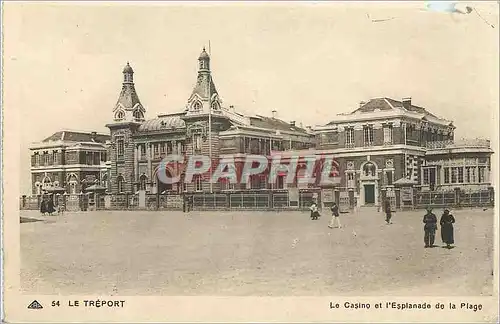 Cartes postales Le Treport Le Casino et l'Esplanade de la Plage