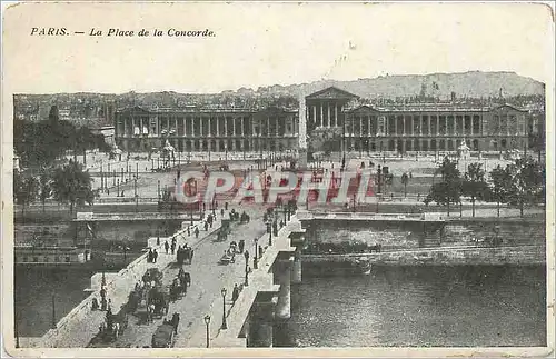 Cartes postales Paris La Place de la Concorde