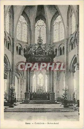 Cartes postales Sens Cathedrale Maitre Autel